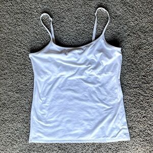 Gilligan & O’Malley Vintage White Tank Top Size M